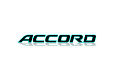 Rear Badge with logo Honda Accord (type 2) - (MIXT design)