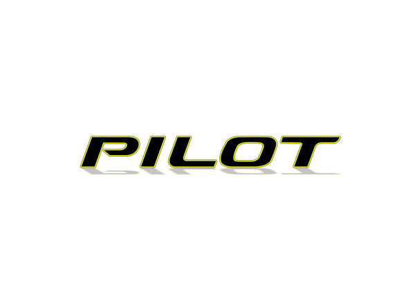 Rear Badge with logo Honda Pilot III 2016-2023 - (MIXT design)