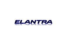 Rear Badge with logo Hyundai Elantra VI AD 2016-2019 - (MIXT design)