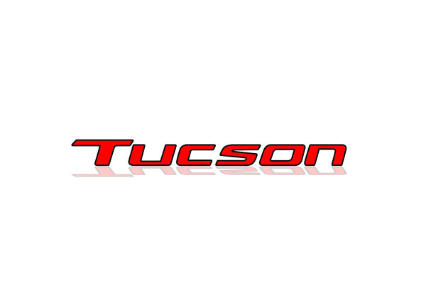 Rear Badge with logo Hyundai Tucson IV 2020+ - (MIXT design)