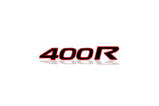 Rear Badge with logo 400R (type 1) - (MIXT design)