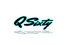 Rear Badge with logo Infiniti Q60 (Q Sixty) - (MIXT design)