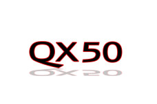 Rear Badge with logo QX50 - (MIXT design)