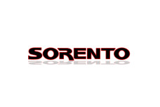 Rear Badge with logo KIA Sorento I 2002-2009 - (MIXT design)