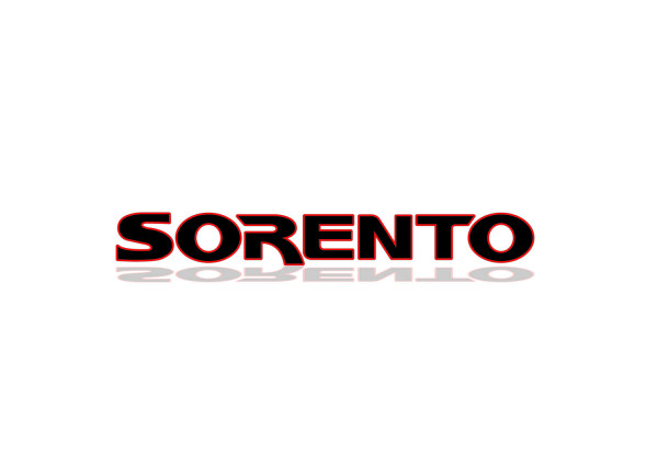 Rear Badge with logo KIA Sorento I 2002-2009 - (MIXT design)