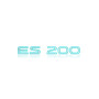 Rear Badge with logo Lexus ES200 - (MIXT design)