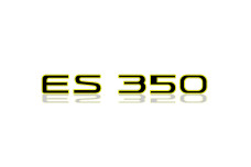 Rear Badge with logo Lexus ES350 - (MIXT design)