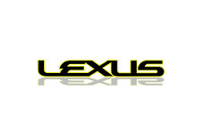 Rear Badge with logo Lexus (type 1) - (MIXT design)