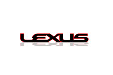 Rear Badge with logo Lexus (type 2) - (MIXT design)
