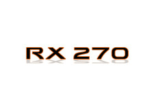 Rear Badge with logo Lexus RX 270 - (MIXT design)