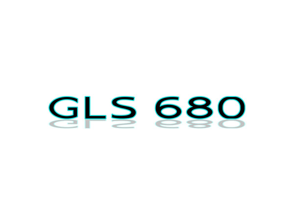 Rear Badge with logo Maybach GLS 680 - (MIXT design)