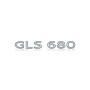 Rear Badge with logo Maybach GLS 680 - (MIXT design)