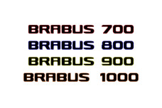 Rear Badge with logo Brabus 700, 800, 900, 1000 - (MIXT design) Rear Badge with logo Brabus 700, 800, 900, 1000 - (MIXT design)