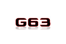 Rear Badge with logo G63 - (MIXT design) Rear Badge with logo G63 - (MIXT design)