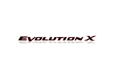 Rear Badge with logo Lancer Evolution X (type 1) - (MIXT design)