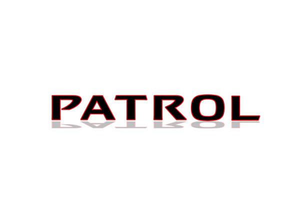 Rear Badge with logo Nissan Patrol Y62 - (MIXT design)