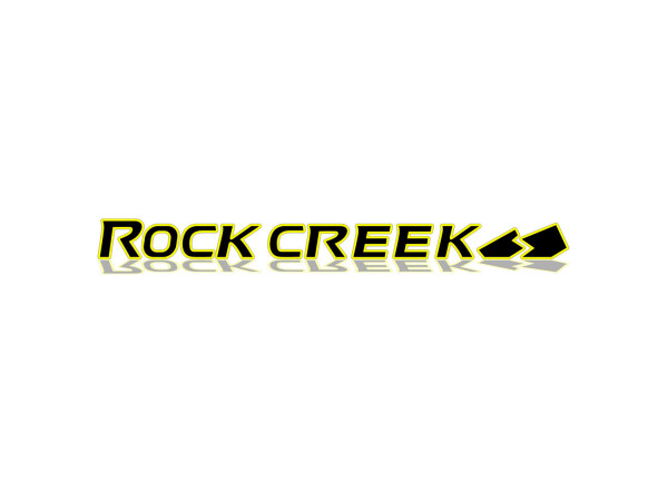 Rear Badge with logo Rock creek - (MIXT design) Rear Badge with logo Rock creek - (MIXT design)