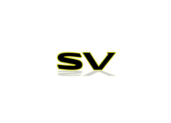 Rear Badge with logo SV - (MIXT design)