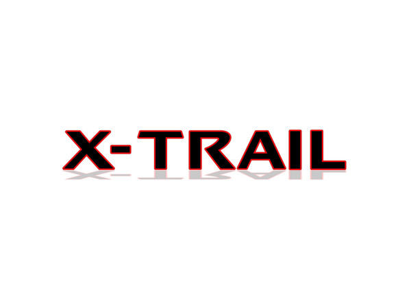 Rear Badge with logo Nissan X-Trail T31 - (MIXT design)