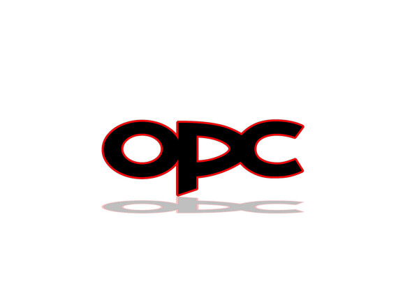 Rear Badge with logo OPC - (MIXT design)