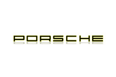 Rear Badge with logo Porsche - (MIXT design)
