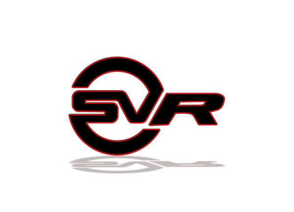Rear Badge with logo Range Rover SVR - (MIXT design)
