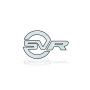 Rear Badge with logo Range Rover SVR - (MIXT design)
