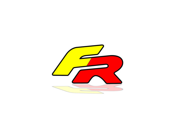 Rear Badge with logo Seat FR (type 2) - (MIXT design) Rear Badge with logo Seat FR (type 2) - (MIXT design)
