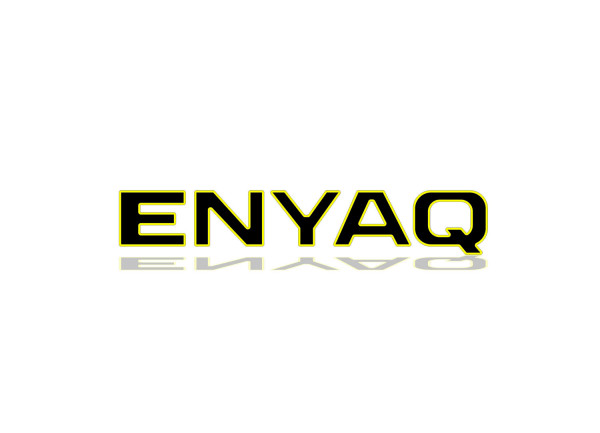 Rear Badge with logo Enyaq - (MIXT design)