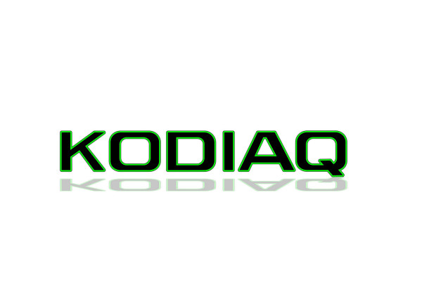 Rear Badge with logo Skoda Kodiaq I 2016-2023 - (MIXT design)