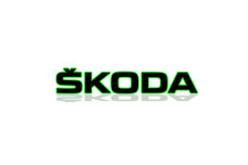 Rear Badge with logo Skoda (type 1) - (MIXT design) Rear Badge with logo Skoda (type 1) - (MIXT design)