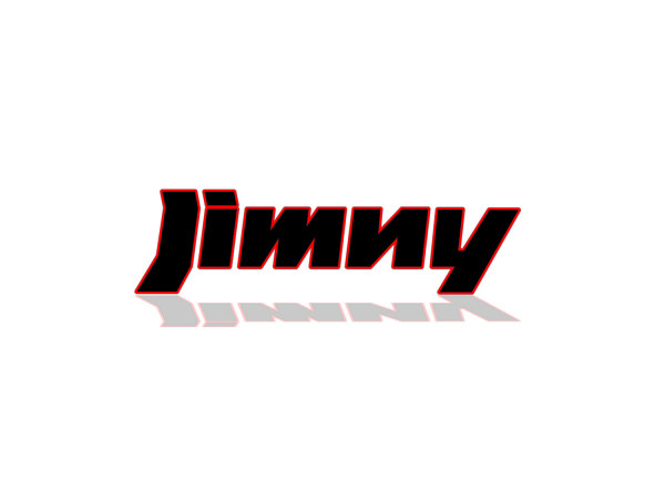 Rear Badge with logo Suzuki Jimny - (MIXT design)
