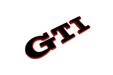 Rear Badge with logo GTI (type 1) - (MIXT design) Rear Badge with logo GTI (type 1) - (MIXT design)