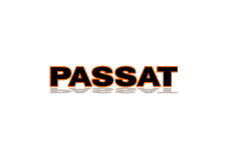 Rear Badge with logo Volkswagen Passat B6 - (MIXT design) Rear Badge with logo Volkswagen Passat B6 - (MIXT design)