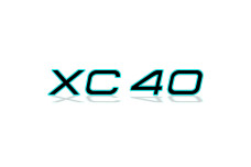 Rear Badge with logo Volvo XC40 2017+ - (MIXT design)