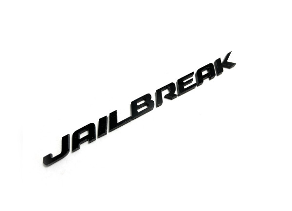 Rear badge with logo Jailbreak - (type MONO)