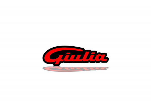 Rear Badge with logo Giulia (type 1)