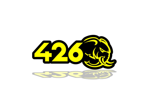Rear Badge with logo 426 Hellephant