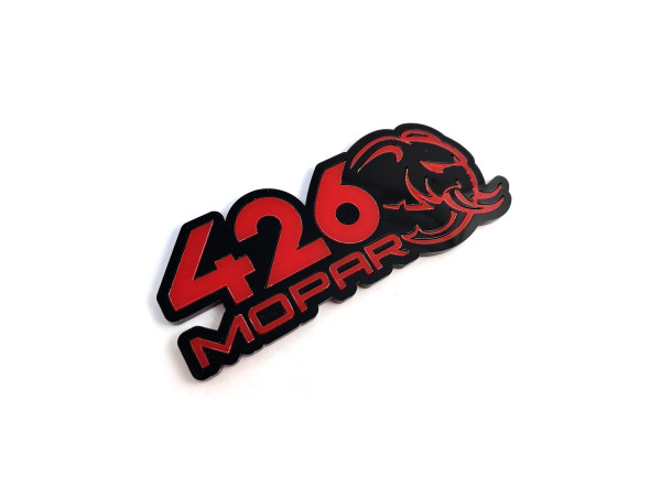 Rear Badge with logo 426 Mopar Hellephant