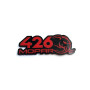 Rear Badge with logo 426 Mopar Hellephant