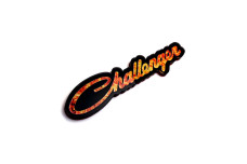 Rear badge with logo Challenger - (type Fire)