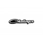 Rear Badge with logo Challenger (type 2) 