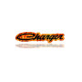 Rear badge with logo Charger - (type Fire)
