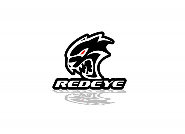 Rear Badge with logo Hellcat + Redeye