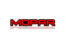 Rear Badge with logo Mopar (type 1) for Dodge Challenger (BIG size)