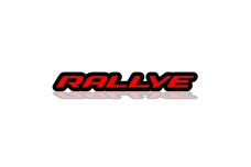 Rear Badge with logo Rallye