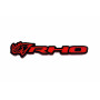 Rear Badge with logo RHO Rhino