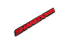 Rear Badge with logo Shakedown for Dodge Challenger (BIG Size)