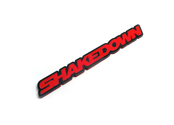Rear Badge with logo Shakedown for Dodge Challenger (BIG Size)
