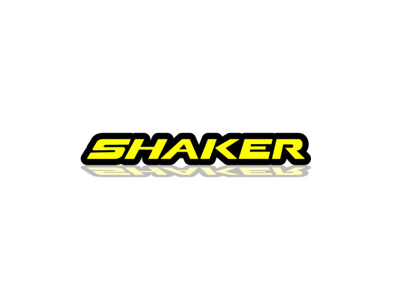 Rear Badge with logo Shaker (type 1)